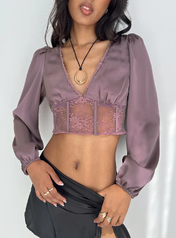 Fashion Deal Comfortable Outfit For Women Fashion Deal Blackwell Top Mauve