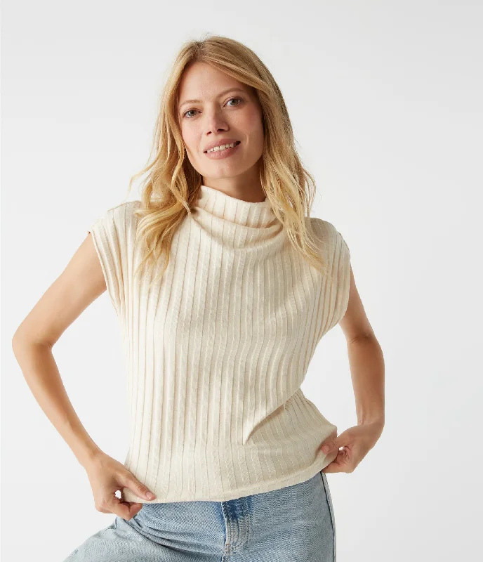 Fashion Deal Women's Evening Attire Fashion Deal Nara Mock Neck Top