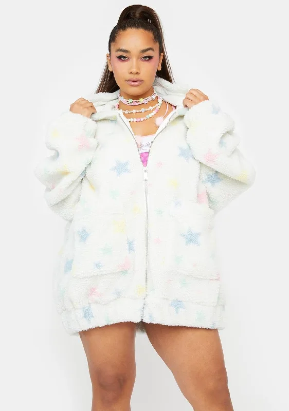 Women's Functional Apparel For Outdoor Activities Flash Sale, Don'T Miss My Starry Eyed Surprise Teddy Jacket Women's Functional Apparel For Outdoor Activities Flash Sale, Don'T Miss My Starry Eyed Surprise Teddy Jacket