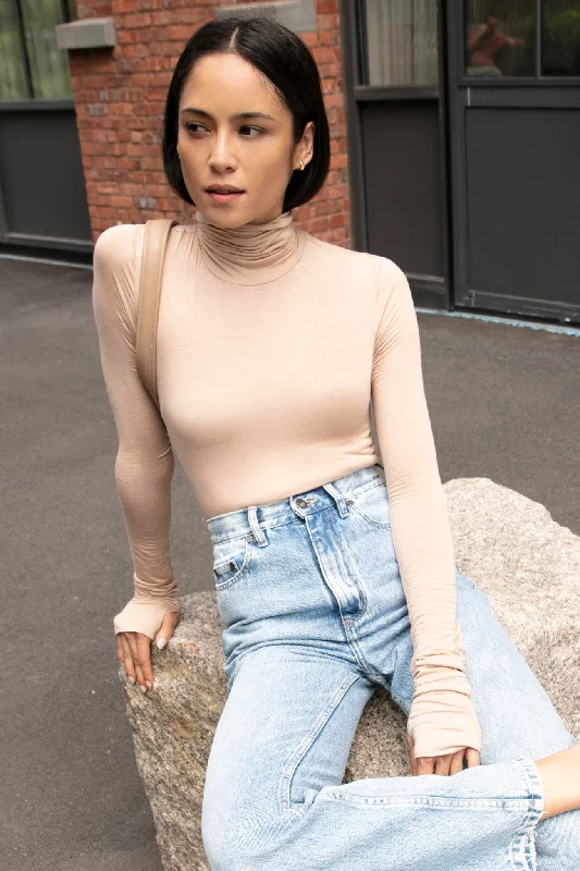 Day-To-Night Styles Women's Evening Wear Attire Day-To-Night Styles Eloise Sheer Turtleneck