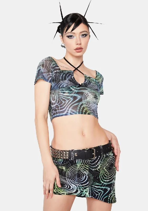 Women's Casual Wear Clothes Retro Style Promotions Pulse Effect Denim Mini Skirt