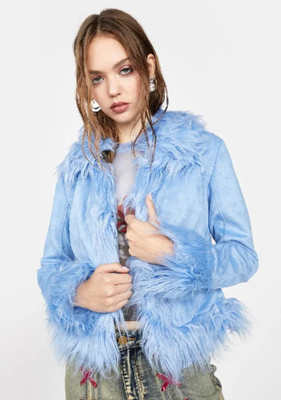 Women's Formal Clothes Discover Now Real Intentions Vegan Suede Jacket