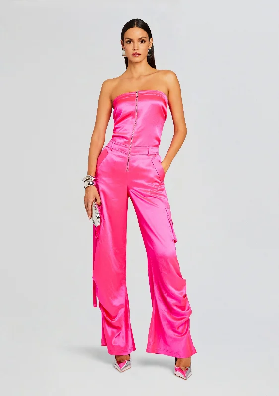 Women's Stylish Outdoor Outfit Cool Prices Estrella Cargo Jumpsuit