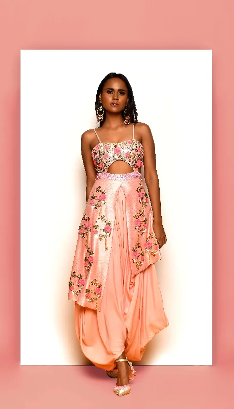 Women's Trendy Casual Clothes Special Offer For You AT FIRST BLUSH - PEACH EMBELLISHED JUMPSUIT Women's Trendy Casual Clothes Special Offer For You AT FIRST BLUSH - PEACH EMBELLISHED JUMPSUIT