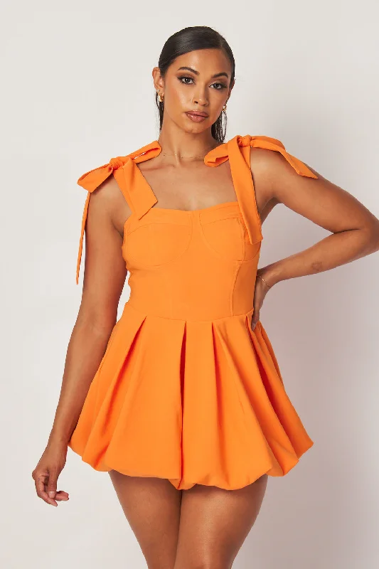 Women's Clothing And Garments Sets Best Deals Of The Season Cheyenne Tie-Shoulder Pleated Mini Bubble Dress Women's Clothing And Garments Sets Best Deals Of The Season Cheyenne Tie-Shoulder Pleated Mini Bubble Dress