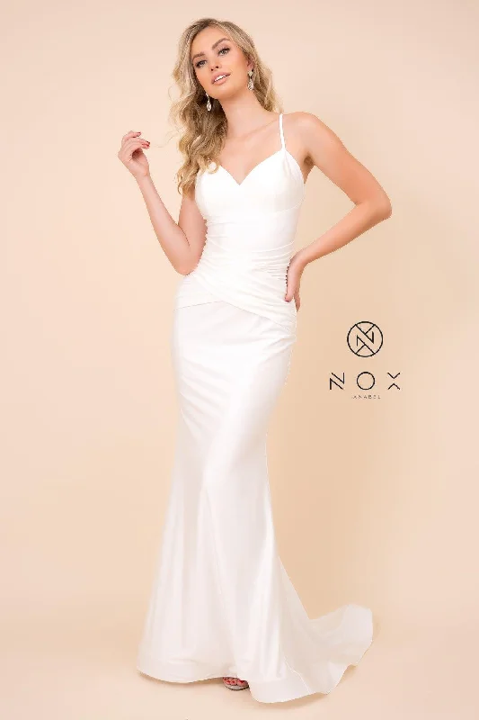 Casual Outfit For Women Season Offer Long Formal Fitted Spaghetti Strap Wedding Dress