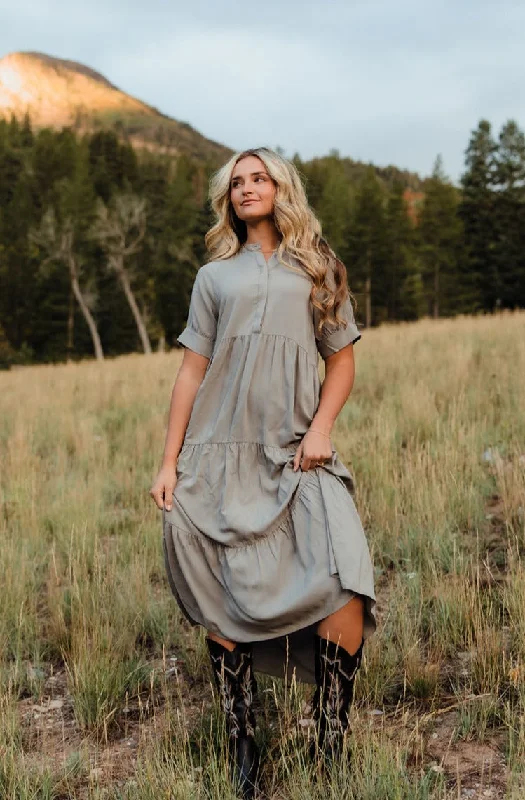 Tailored Clothing For Women The Latest Trends Liberty Dress-Grey