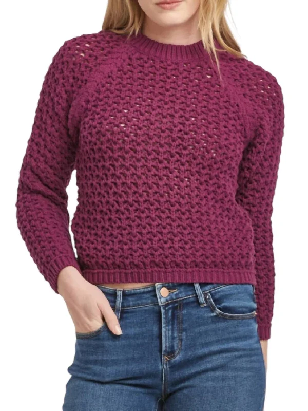 Women's Vacation Clothes Shop The Hottest Deals Sarafina Sweater In Purple