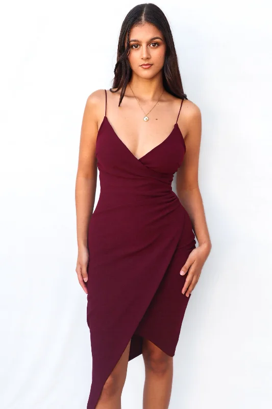Affordable Women's Outfit Must-Have Style Discounts Kylie Bodycon Dress - Plum