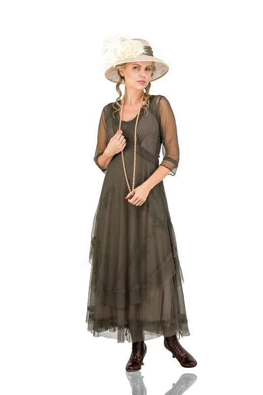 Comfortable Lounge Clothing Trendy Fashion Sale Mary Darling Dress in Olive by Nataya