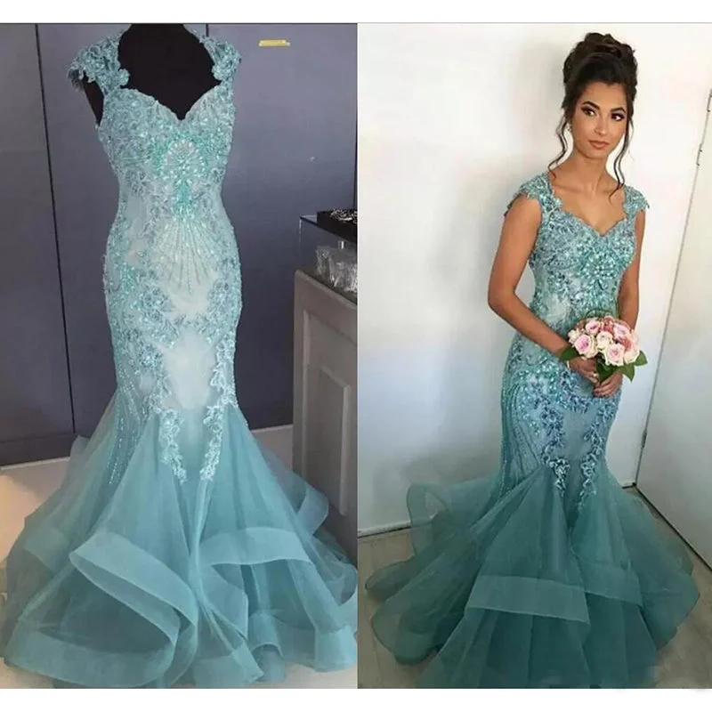 Women's Athletic Garments Vibrant Style Promotions WD5698 Mermaid Wedding Dresses Lace Aqua Blue Fitted and Flare Bridal Gown 2018,women formal gowns Women's Athletic Garments Vibrant Style Promotions WD5698 Mermaid Wedding Dresses Lace Aqua Blue Fitted and Flare Bridal Gown 2018,women formal gowns