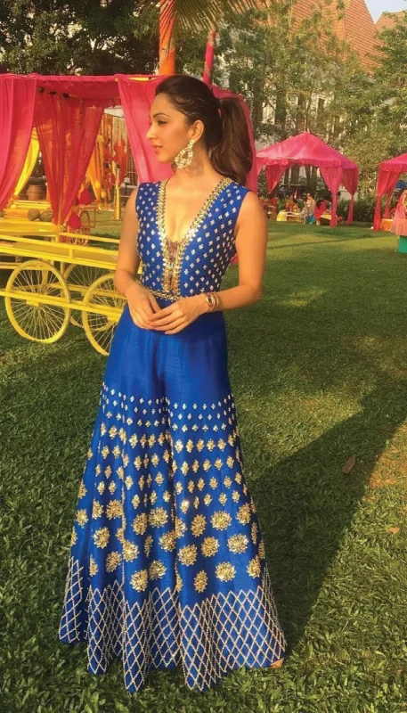 Affordable Trendy Clothes For Women Insane Discount Onslaught Kiara Advani - electric blue embellished jumpsuit Affordable Trendy Clothes For Women Insane Discount Onslaught Kiara Advani - electric blue embellished jumpsuit