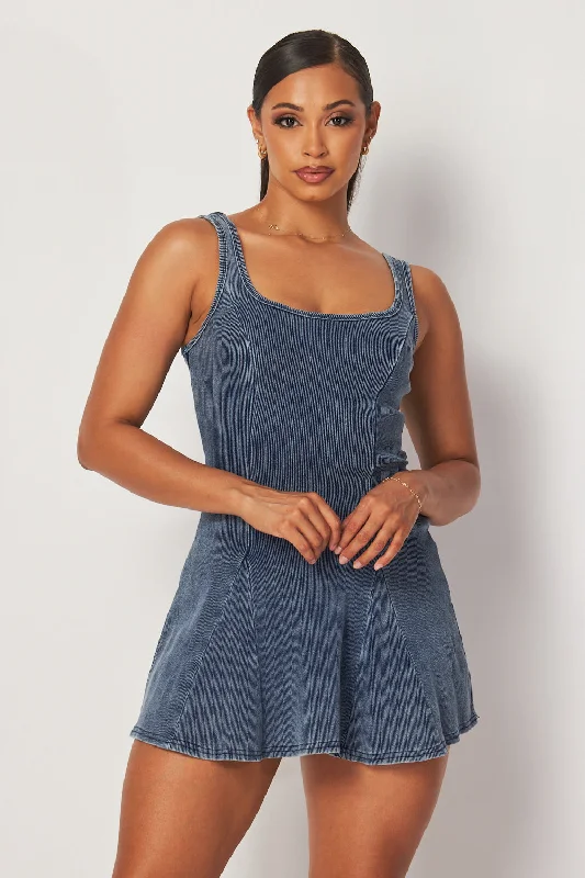 Women's Everyday Apparel The Latest Fashion Trends Suri Sleeveless Rib Knit Skater Tank Mini Dress Women's Everyday Apparel The Latest Fashion Trends Suri Sleeveless Rib Knit Skater Tank Mini Dress