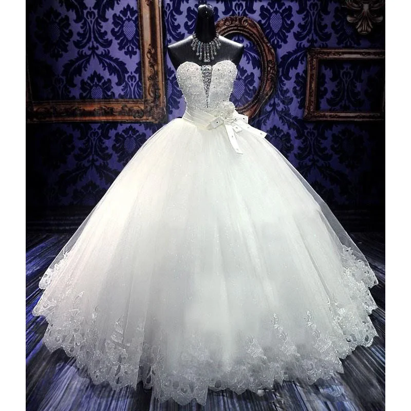 Women's Sporty Chic Clothes Stylish Statements Siaoryne Ball Gown Wedding Dresses Princess Bridal gowns with Lace Appliqued Women's Sporty Chic Clothes Stylish Statements Siaoryne Ball Gown Wedding Dresses Princess Bridal gowns with Lace Appliqued