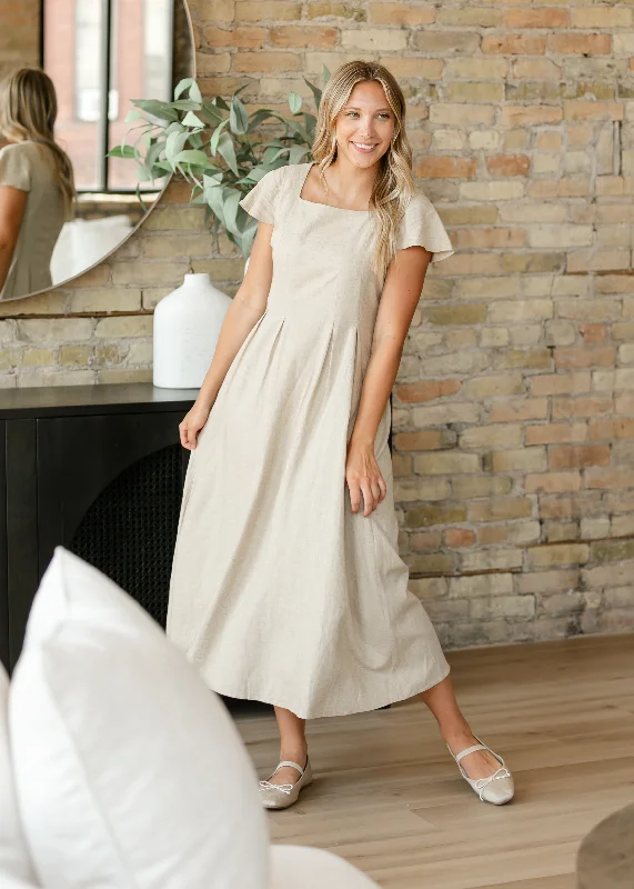 Women's Occasion Wear Clothing Exclusive Fashion Deals Tori Cap Sleeve A-line Midi Dress - FINAL SALE Women's Occasion Wear Clothing Exclusive Fashion Deals Tori Cap Sleeve A-line Midi Dress - FINAL SALE