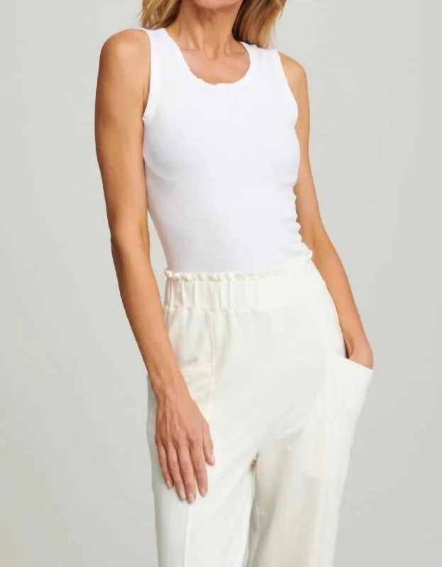 The Good Stuff Maya Top In White