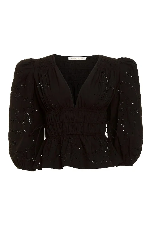 Contemporary Fashion Sale Elle Top In Black