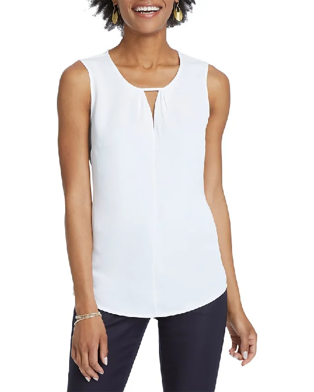 Comfortable Chic NIC+ZOE Petite Easy Keyhole Top