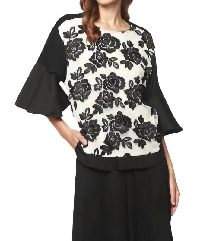 Essentials On Sale Gigi Top In Bat Orchid