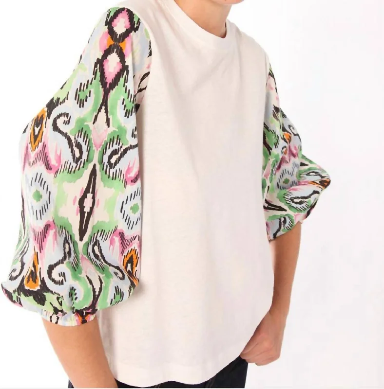 Clearance Sale, All Cheap Eugen Top In Ikat Watercolor