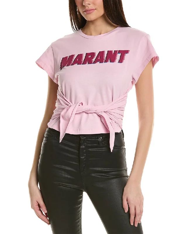 Romantic Fashion Discounts Isabel Marant Etoile Flash Logo Tie Top