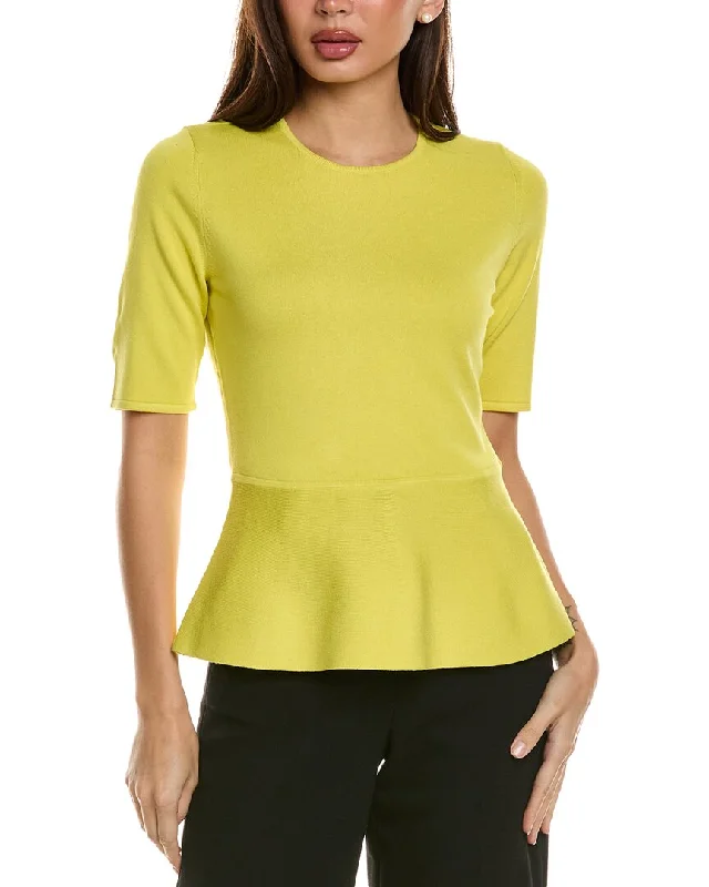 Catch Every Fashion Trend St. John Peplum Top