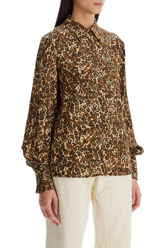 Sophisticated Style Offers Isabel Marant 'teysa Silk Leopard Print