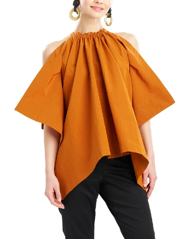 New Arrivals Natori Taffeta Handkerchief Top