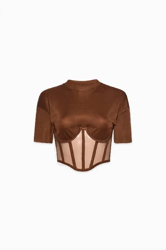 Inspired By You, Designed For You Angelo Top In Cognac