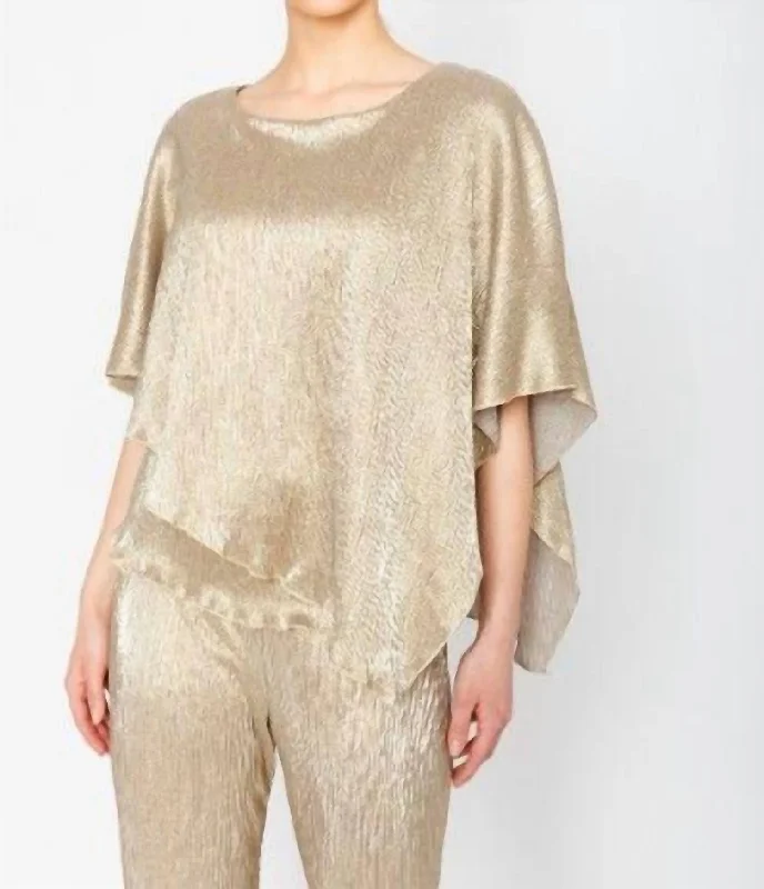 Luxury Casual Deals Gold Top