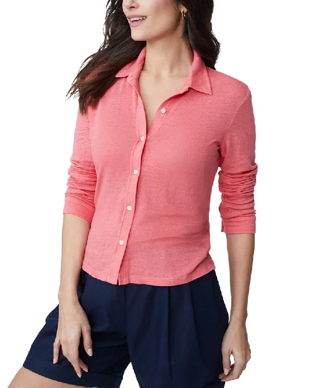 Fashion Sale J.McLaughlin Betty Linen-Blend Top