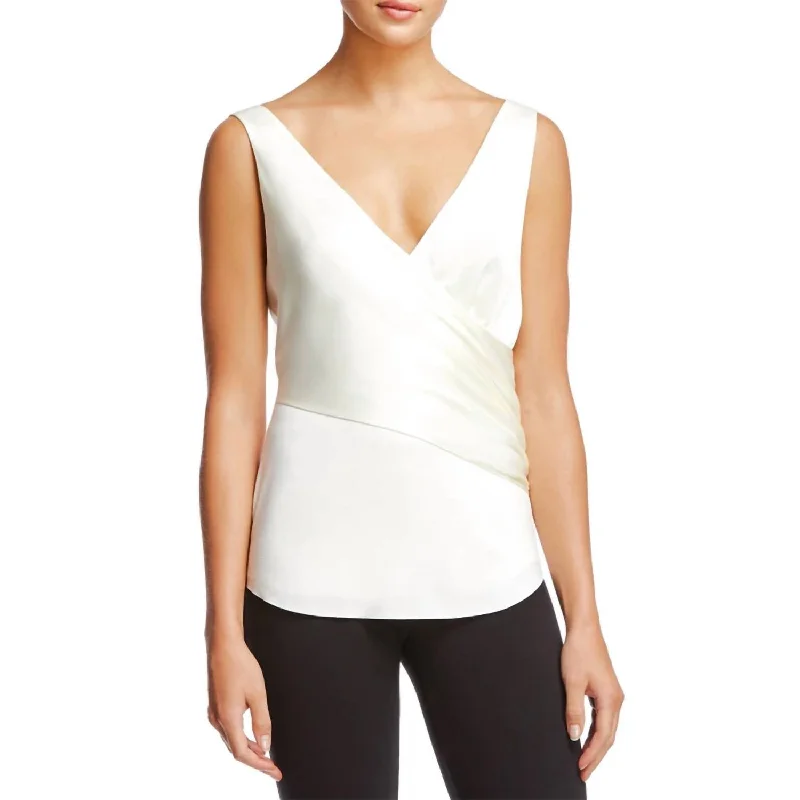 Hot Trends Aphrodite Top In White