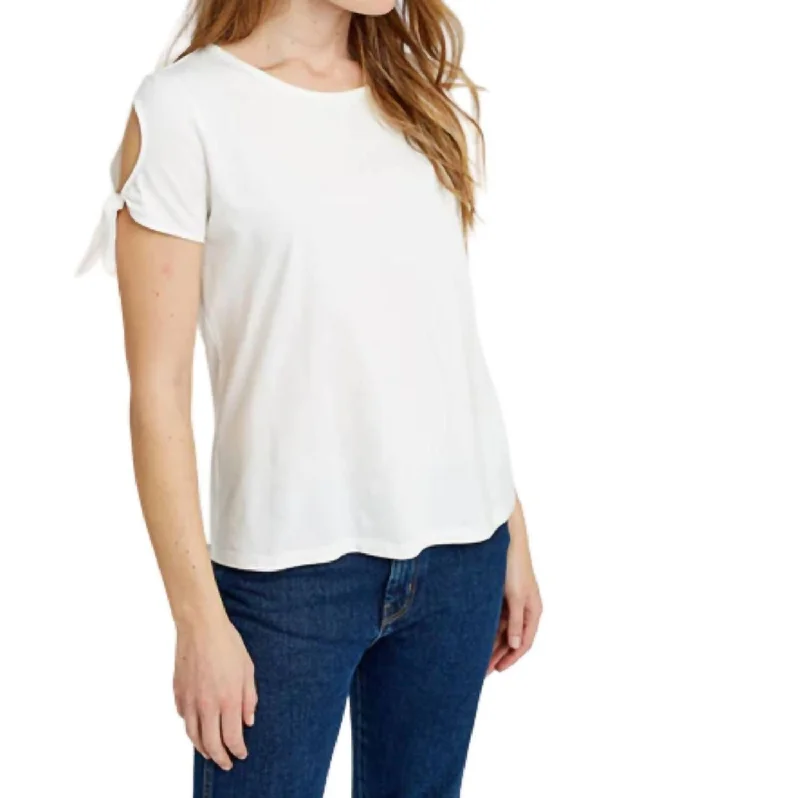 Summer Fashion Emery Top In White