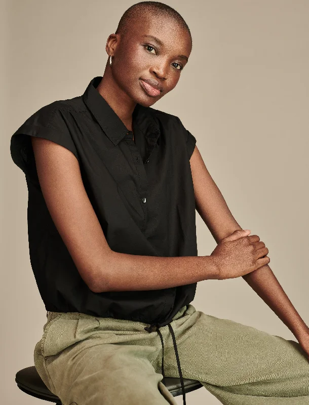Essentials On Sale Lucky Brand Women's Dolman Sleeve Button-Down Shirt