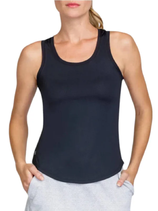 Luxury Casual Deals Mia Racerback Top In Black