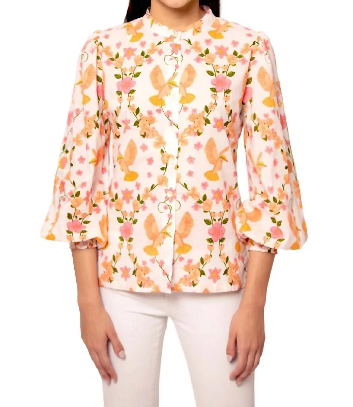 Casual Chic Deals Chiara Top In Veranda Peach