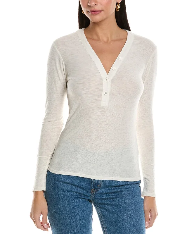 Chic Style, Always In Vogue James Perse Jersey Henley Top