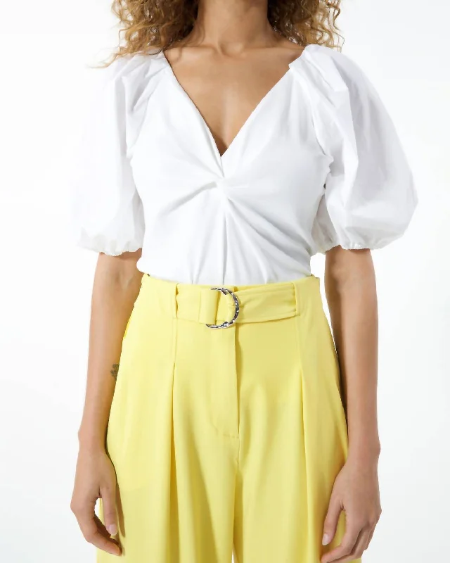 Popular Collection Romy Top In Optic White