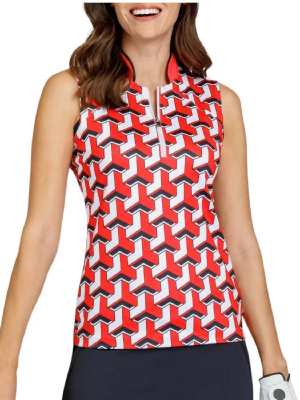 Affordable Trendy Fashion Elmore Top In Red