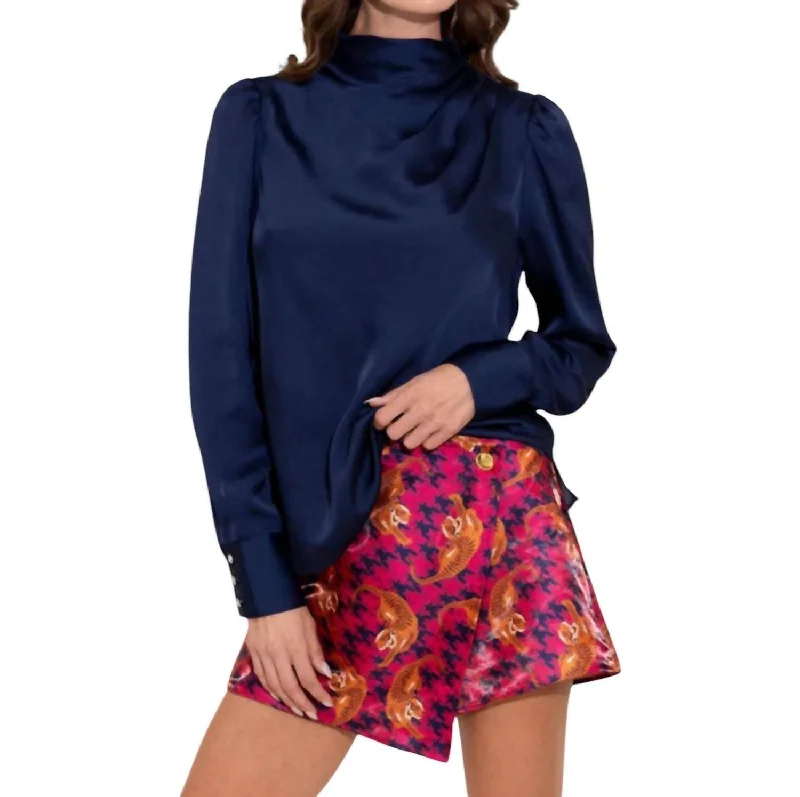 Spring Fashion Scarlett Top In Midnight