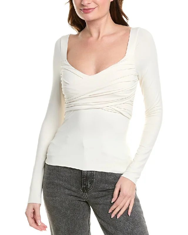 Contemporary Fashion Sale Splendid LYR Rib Twist Top