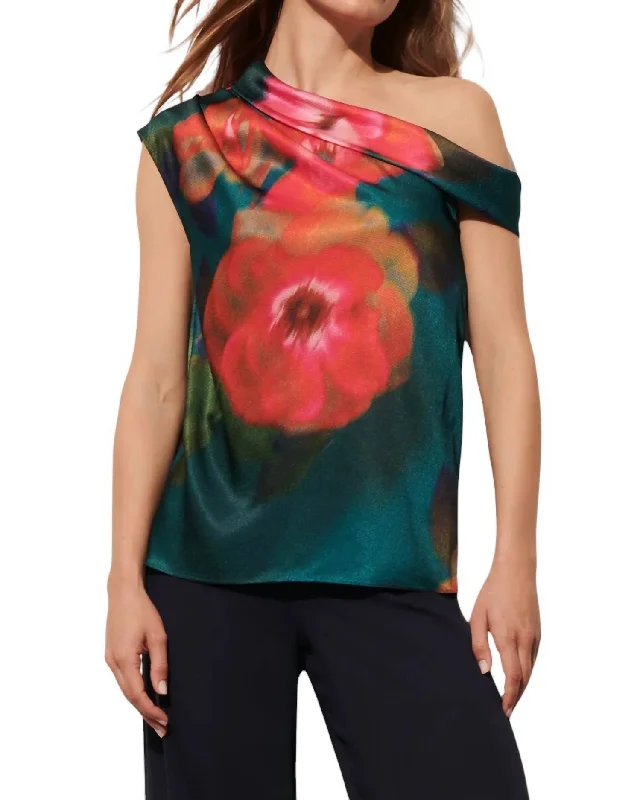 New In This Season Gilda Top In Tranquility Teal