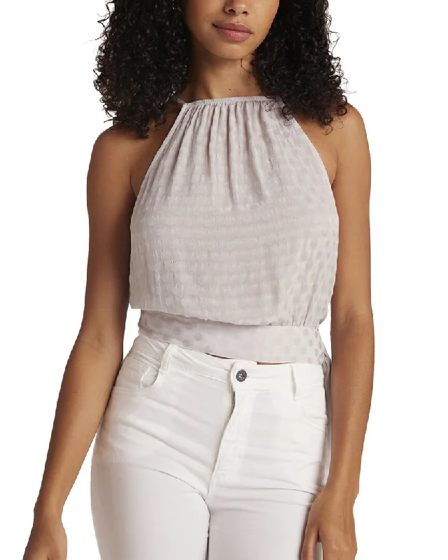 Classic Modern Offers Bella Dahl Side Tie Button Halter Top