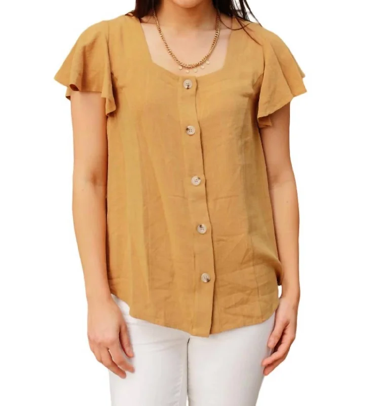 Fashion-Forward Envy Me Top In Taupe