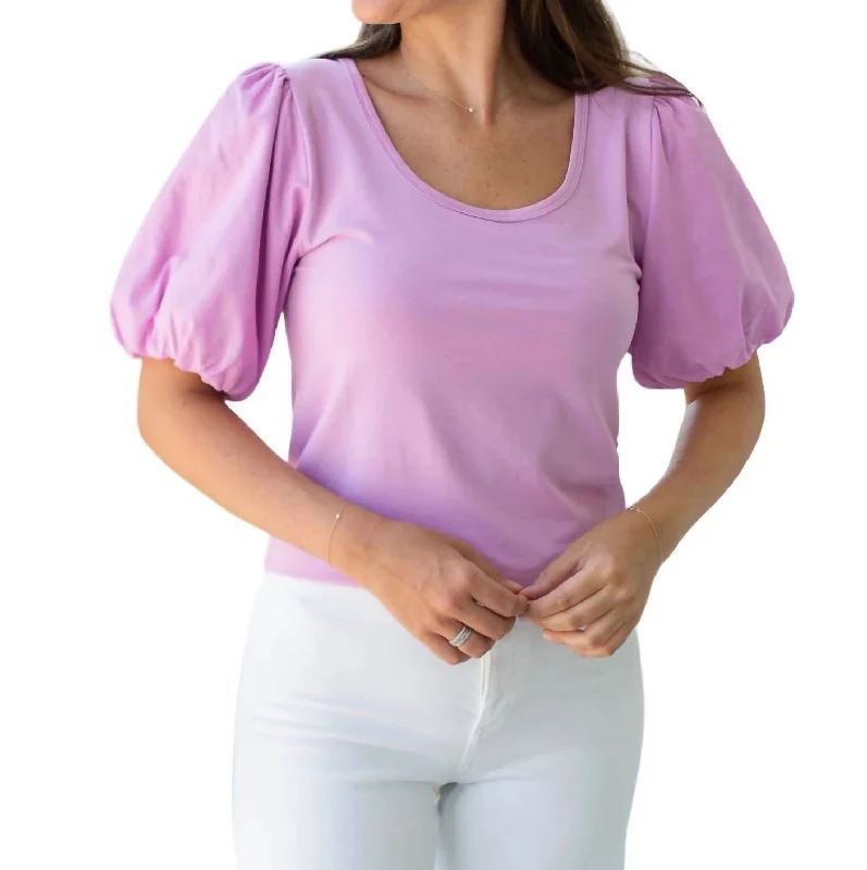 On-Trend Fashion Offers Shay Top In Lilac