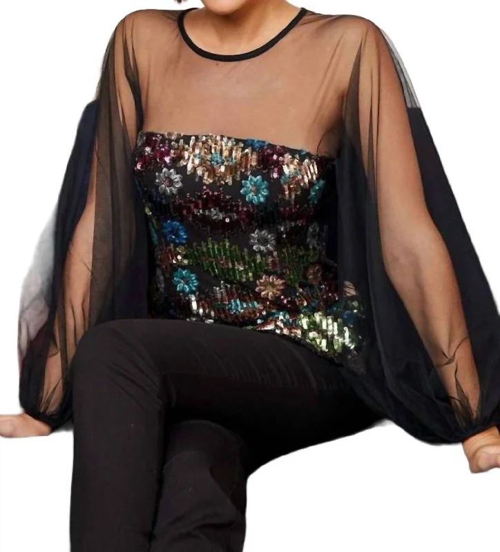 New Season Fashion Preview Sale Candace Top In Tribal Shine