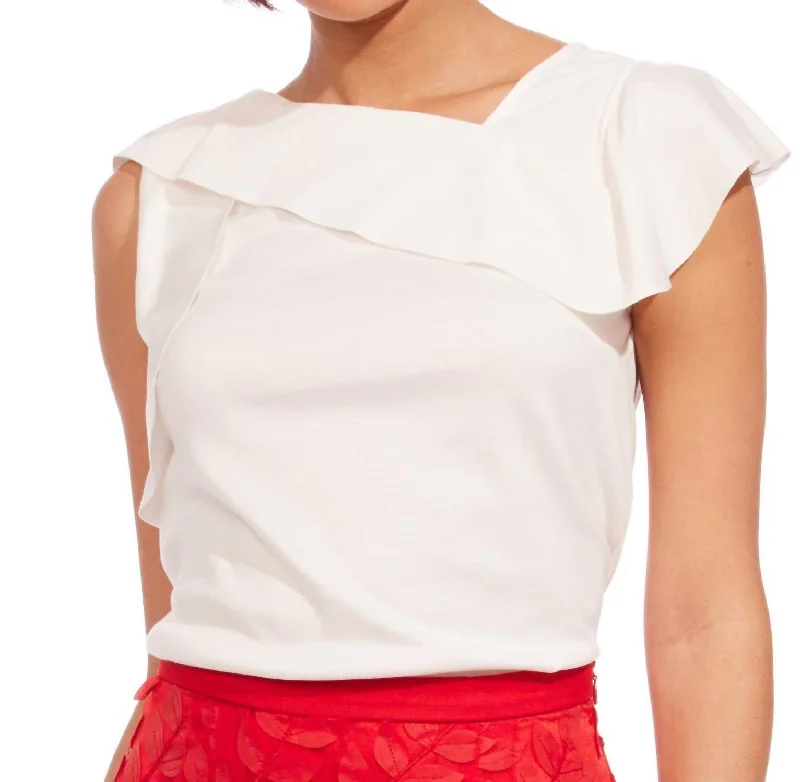 Contemporary Chic Promotions Xena Top In Ivory