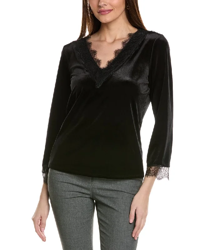 Unleash Your Style Vince Camuto Velvet Top