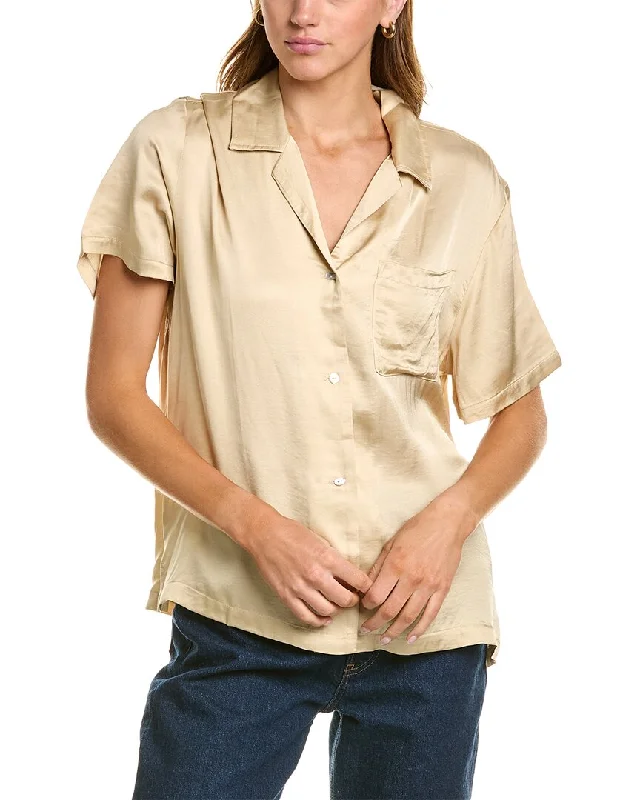 Dive Into Trendy Styles DONNI. Donni Silky Shirt