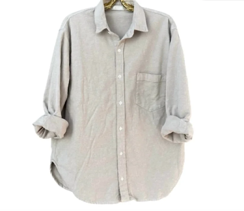 Trendy Styles Women's Jojo Linen Shirt In Sand